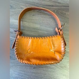 Via Spiga camel colored purse.
